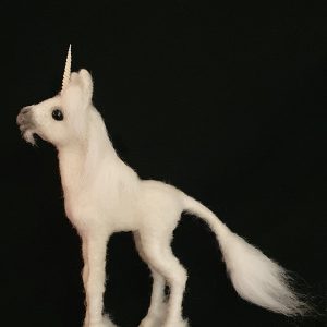 needle felt unicorn