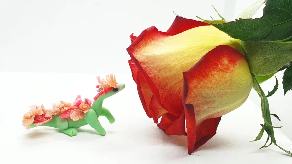 polymer clay dragon figurine for sale