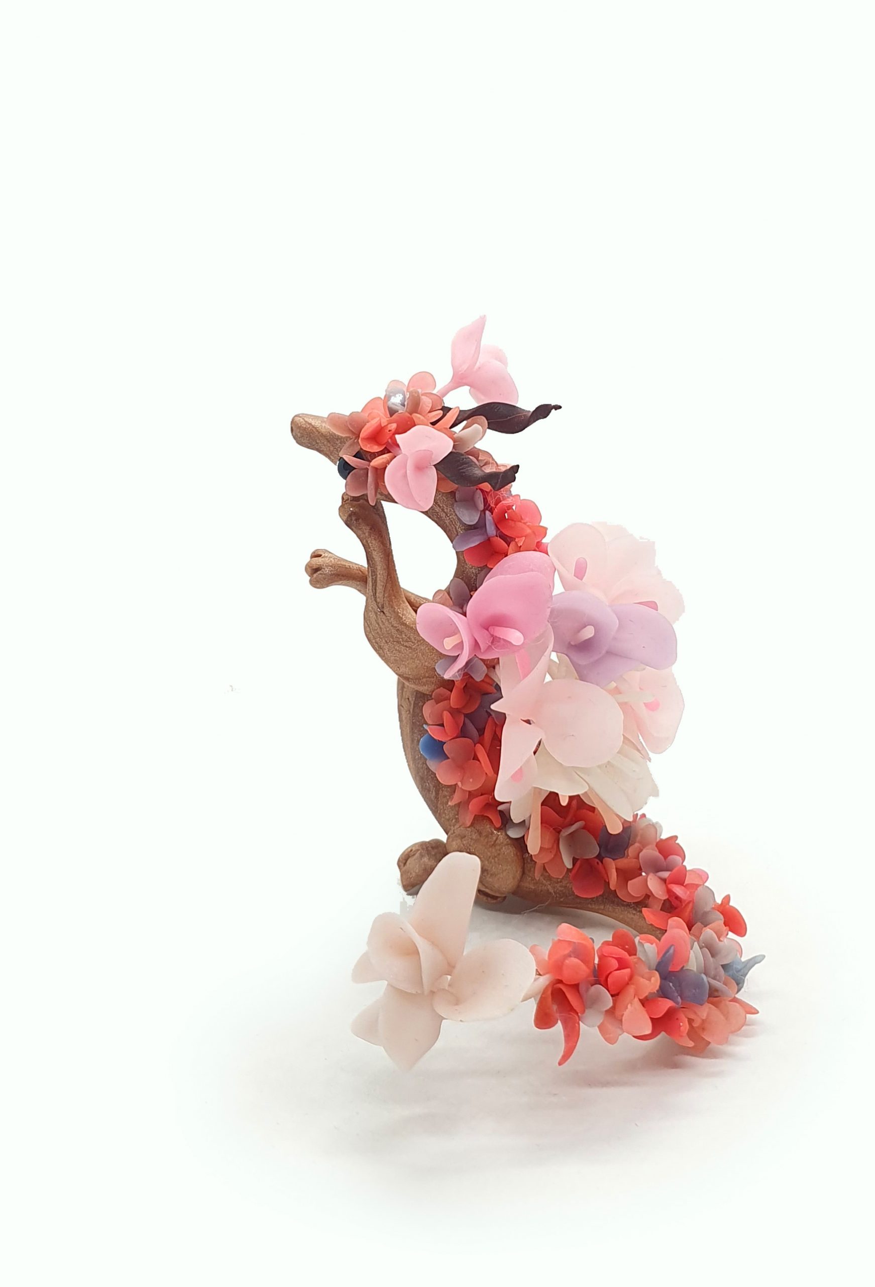 Blossom The Miniature Polymer Clay Dragon Sculpture - Image 8