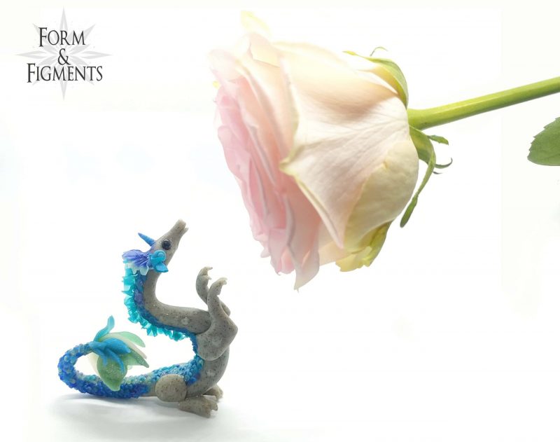 Scales the Sea Dragon Polymer Clay Miniature